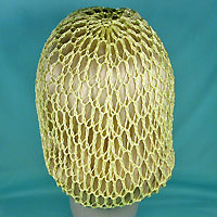 Soft Crocheted Rayon Snood and Hair Net