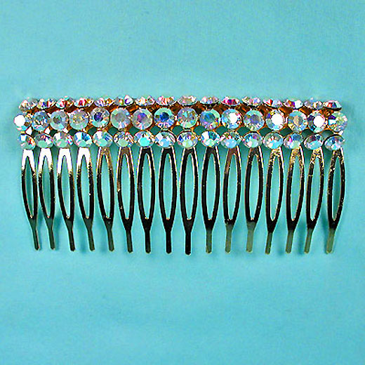 Hair Comb with Crystal Rhinestones, a fashion accessorie - Evening Elegance