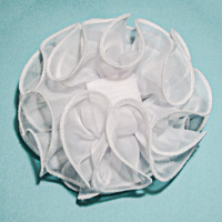 Large Sheer Chiffon Hair Bow