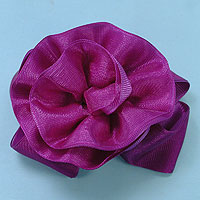 Grosgrain Flower Hair Bow