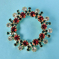 Rhinestone Christmas Rhinestone Wreath