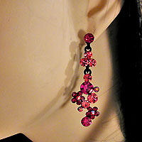 Drop Cluster Earrings