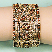 Crystal Rhinestone Pav? Pane Bracelet