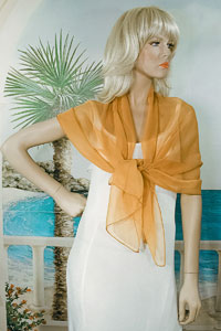 Chiffon Shawl Wrap Scarf for Special Events Weddings Proms