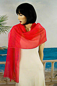 Chiffon Shawl Wrap Scarf for Special Events Weddings Proms