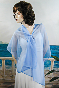 Chiffon Shawl Wrap Scarf for Special Events Weddings Proms
