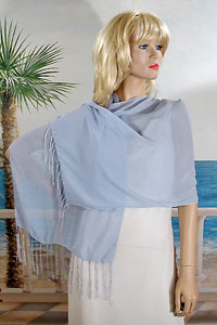 Fringed Scarf or Light Shawl Oblong Shawl