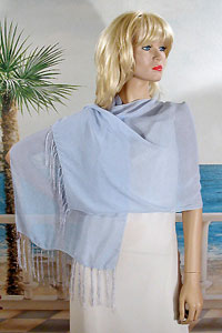 Fringed Scarf or Light Shawl Oblong Shawl