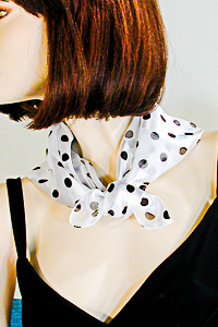 Polka Dot Neck Scarf 