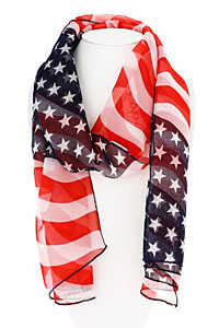 Large Flag Long Scarf